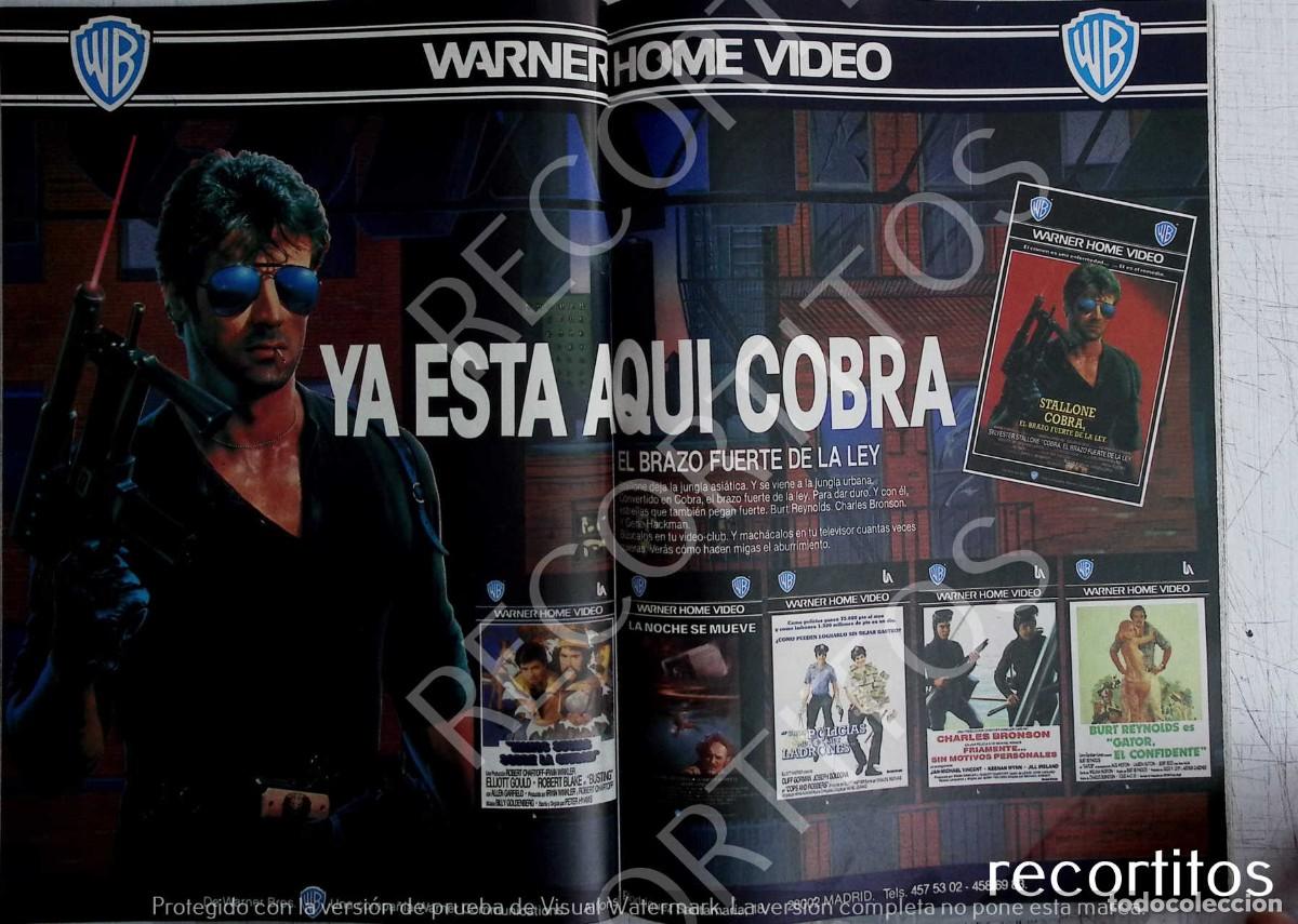 Coleccionismo de Revistas y Peri&oacute;dicos: sylvester stallone cobra