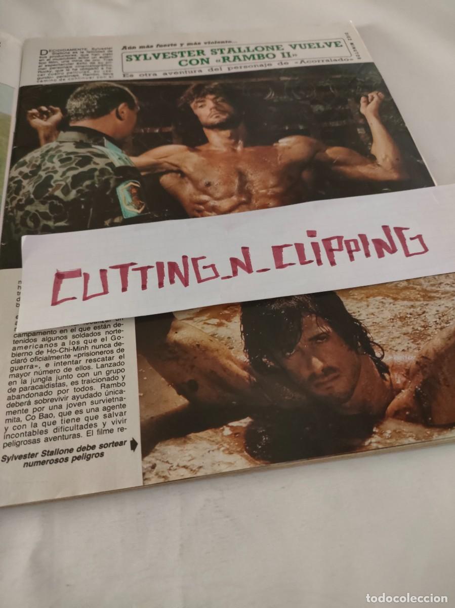 Coleccionismo de Revistas y Peri&oacute;dicos: Clipping [SYLVESTER STALLONE][DM851009] Reportaje