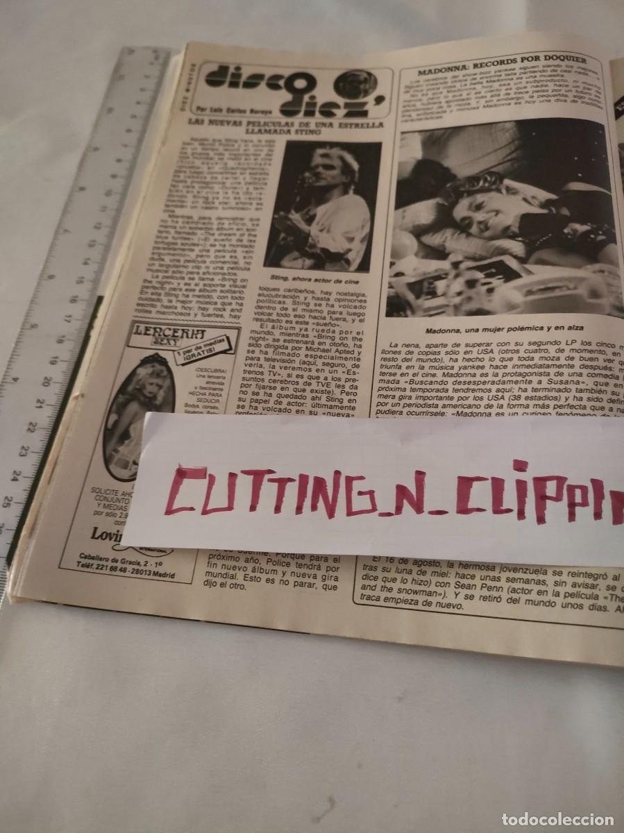 Coleccionismo de Revistas y Peri&oacute;dicos: Clipping [MADONNA][DM851009] Reportaje