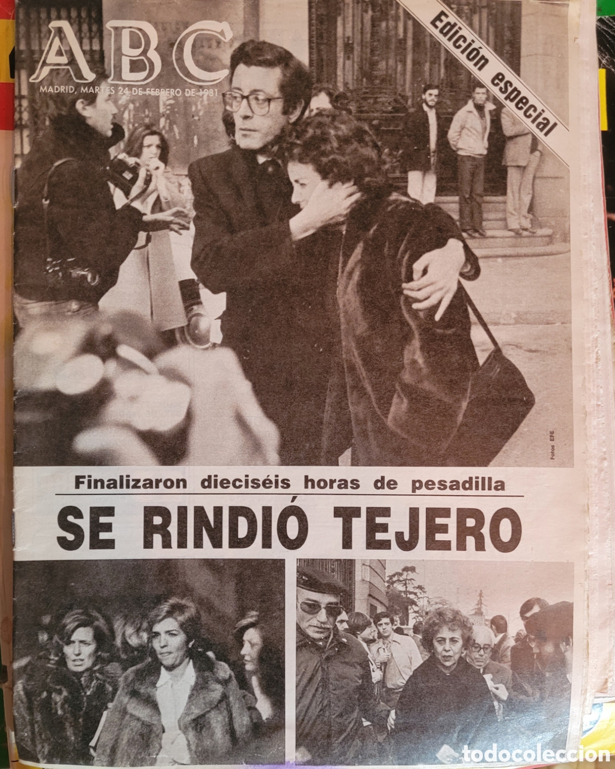 Coleccionismo de Revistas y Peri&oacute;dicos: ABC 24 DE FEBRERO DEL A&Ntilde;O 1981 EDICION ESPECIAL