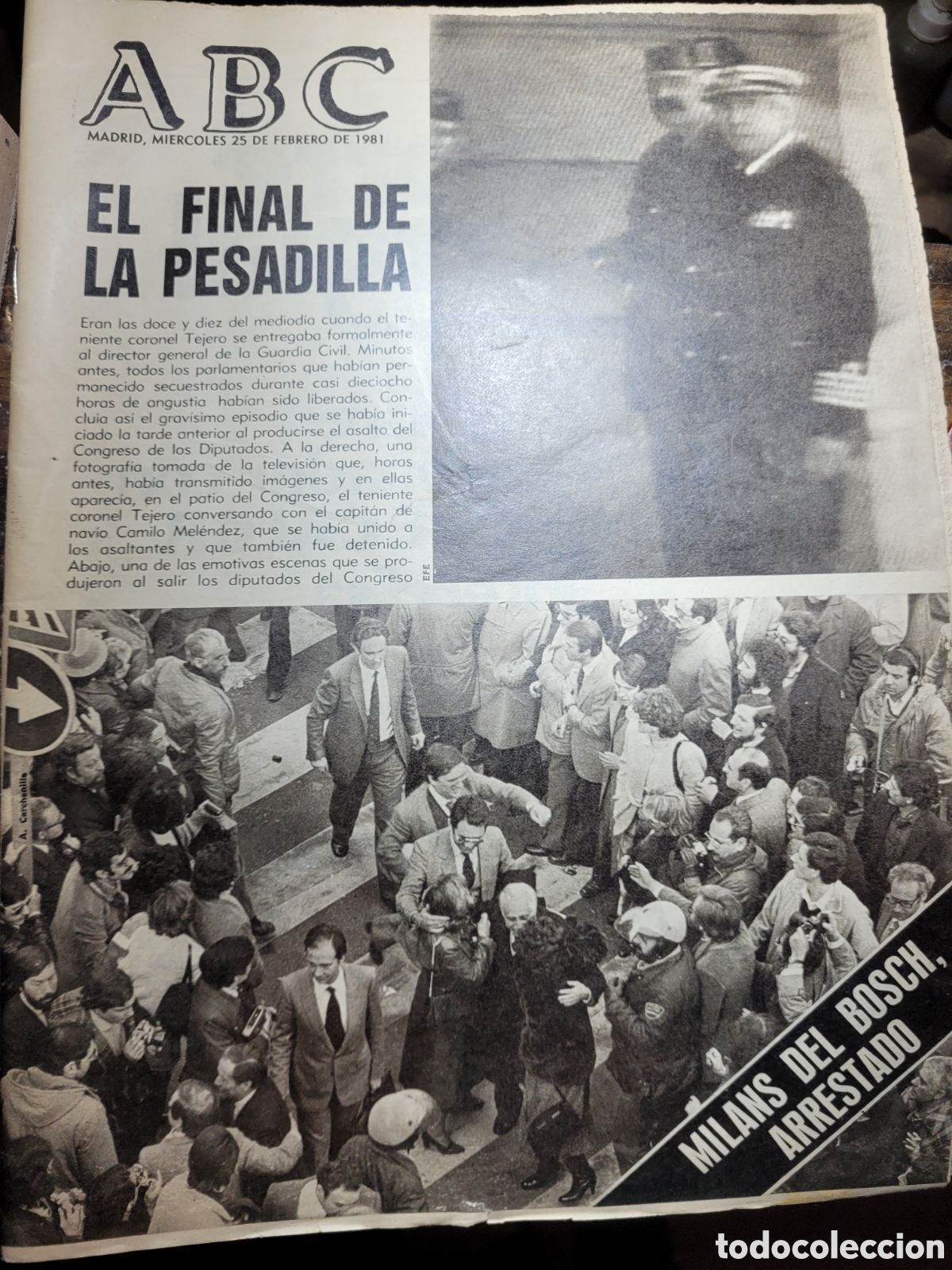 Sammeln von Zeitschriften und Zeitungen: ABC 25 DE FEBRERO DE 1981