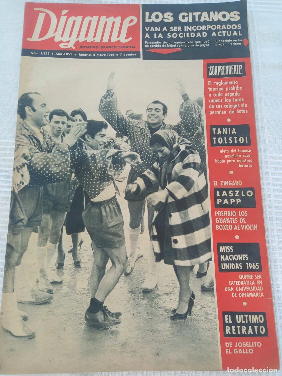 Coleccionismo de revistas y peri&oacute;dicos: Revistas de colecci&oacute;n &rdquo;D&iacute;game&rdquo; a&ntilde;o 1965
