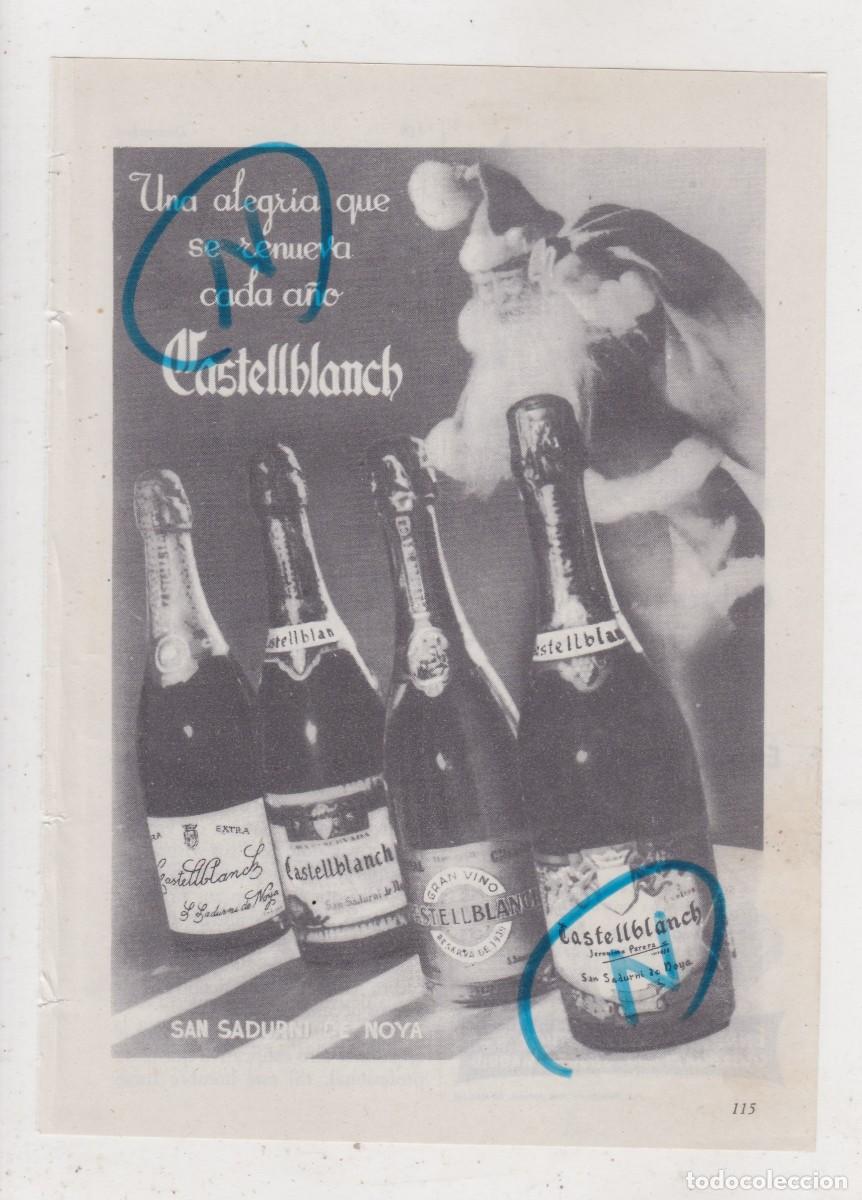 Coleccionismo de Revistas y Peri&oacute;dicos: PUBLICIDAD 1952. ANUNCIO CAVA CASTELLBLANCH