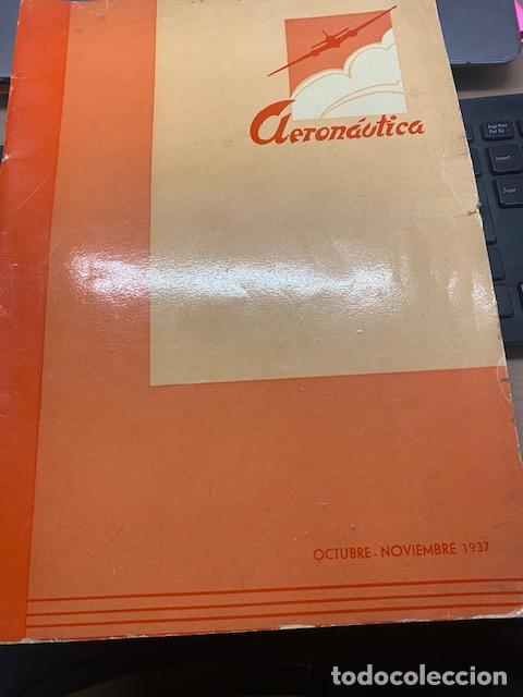 Coleccionismo de revistas y peri&oacute;dicos: Aeron&aacute;utica. Barcelona 1937. Revista profesional de Aviaci&oacute;n. N&ordm; 8-9.