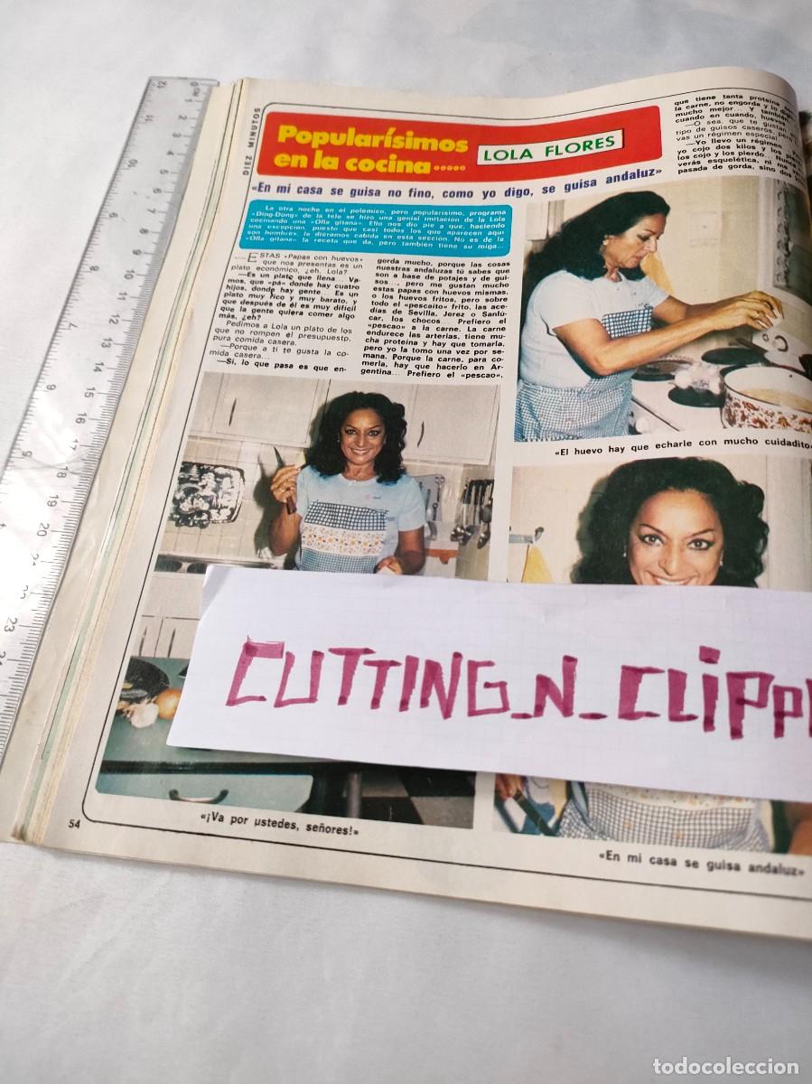 Coleccionismo de revistas y peri&oacute;dicos: Clipping [LOLA FLORES][DM800305]