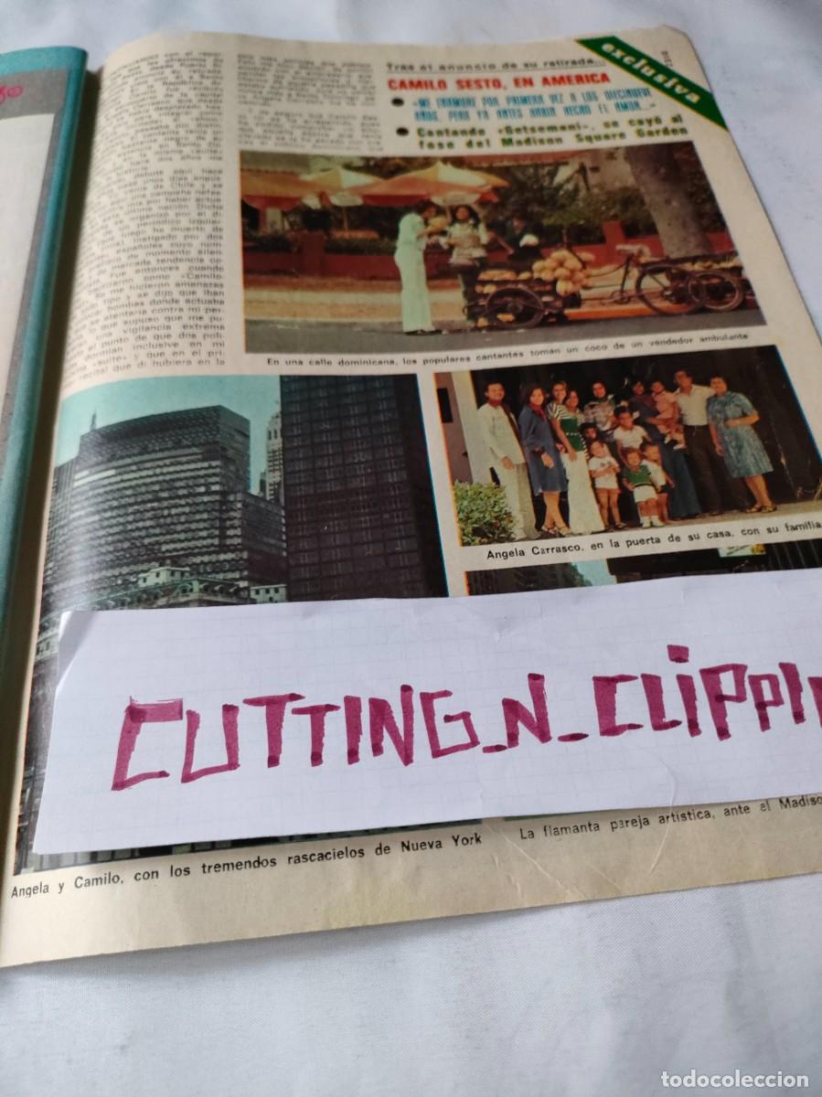 Coleccionismo de Revistas y Peri&oacute;dicos: Clipping [CAMILO SESTO][DM770705]