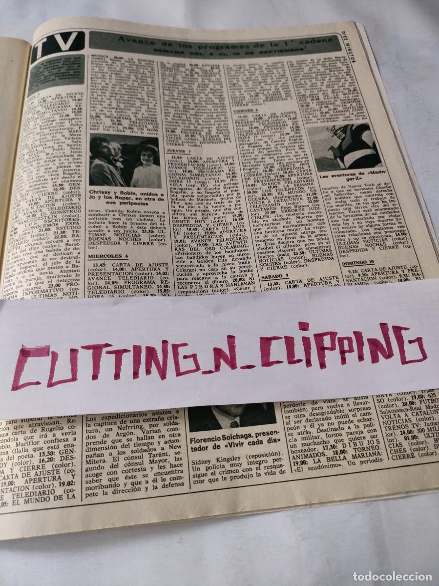Coleccionismo de Revistas y Peri&oacute;dicos: Clipping [MAZINGER Z][DM780909]