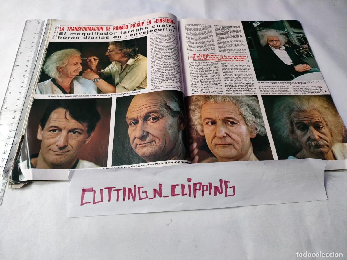 Coleccionismo de Revistas y Peri&oacute;dicos: Clipping [RONALD PICKUP, EINSTEIN][DM850511]