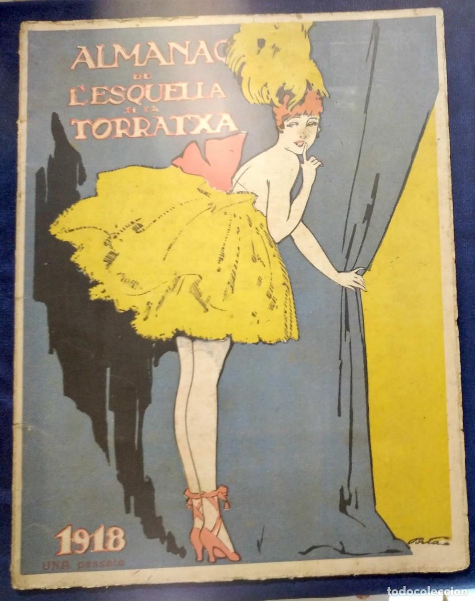 Coleccionismo de Revistas y Peri&oacute;dicos: ALMANAC 1918. L' ESQUELLA DE LA TORRATXA. ANTONI LOPEZ, EDITOR. LLIBRERIA ESPA&Ntilde;OLA, BARCELONA.
