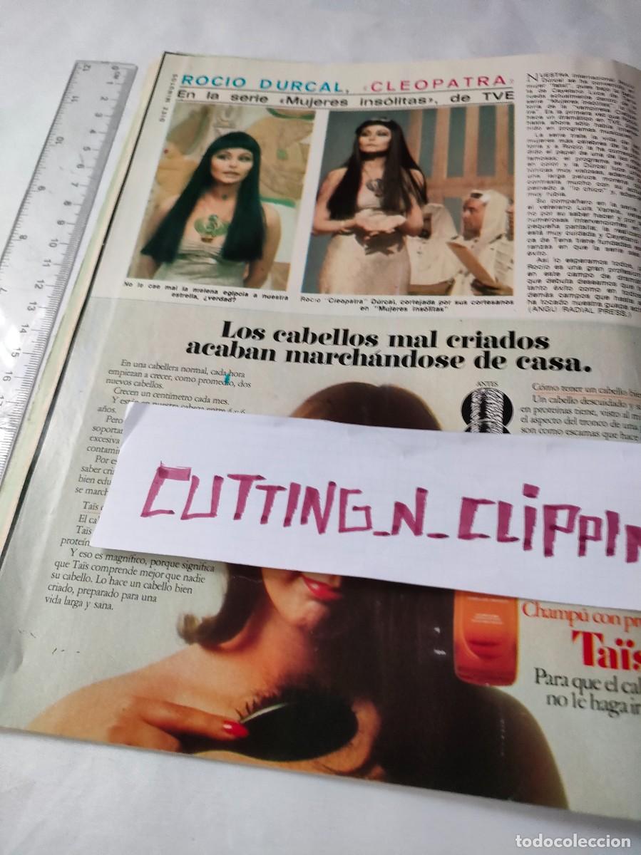 Coleccionismo de Revistas y Peri&oacute;dicos: Clipping [ROCIO DURCAL][DM760307]