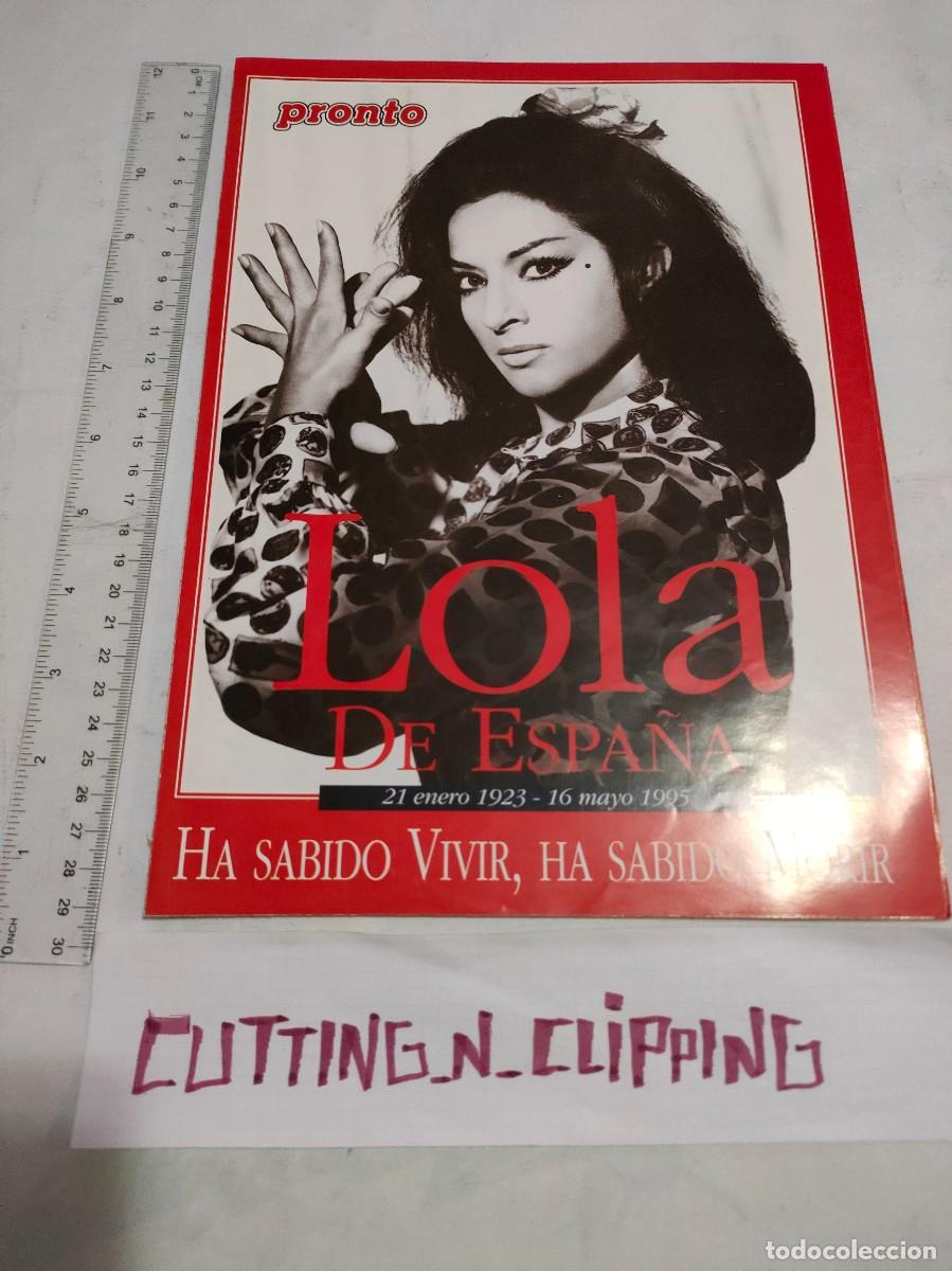 Coleccionismo de revistas y peri&oacute;dicos: Clipping [LOLA FLORES] Coleccionable de 3 fasc&iacute;culos
