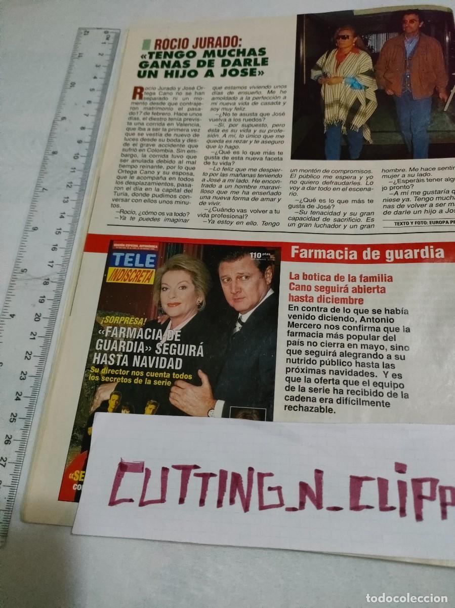 Coleccionismo de Revistas y Peri&oacute;dicos: Clipping [ROCIO JURADO][RP952503]