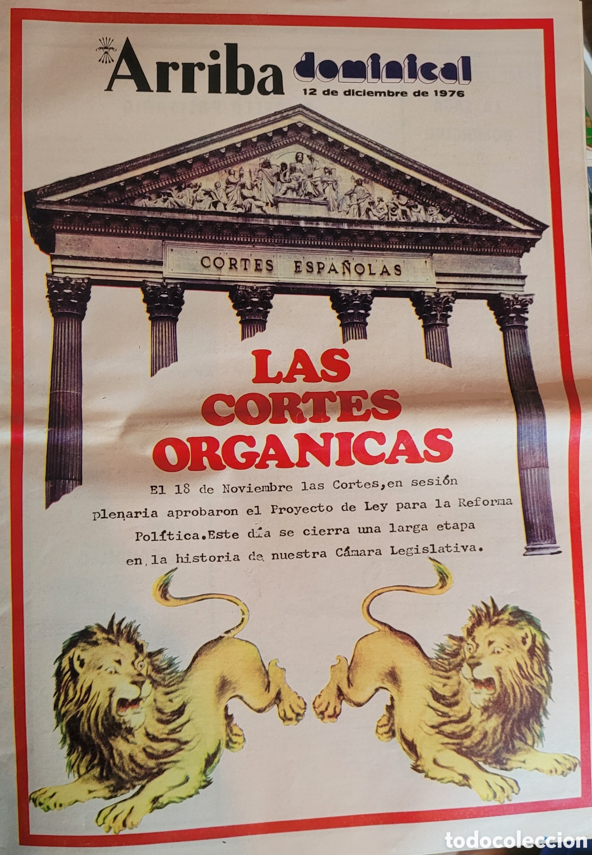 Collectionnisme de Revues et Journaux: Periodico ARRIBA DOMINICAL