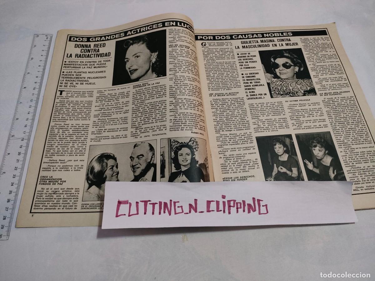 Collectionnisme de Revues et Journaux: Clipping [DONNA REED, GIULIETTA MASINA][RA7610SQ]