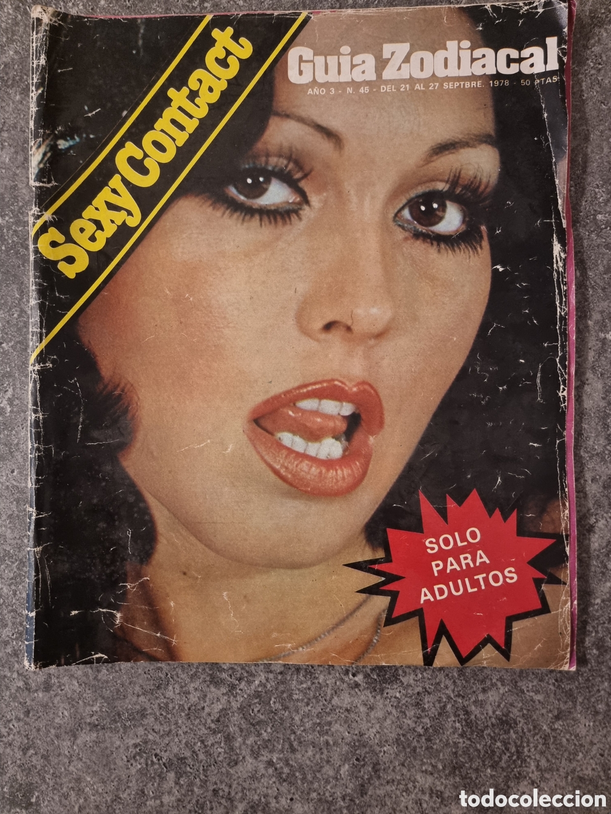 Coleccionismo de Revistas y Peri&oacute;dicos: SEXY CONTACT - GU&Iacute;A ZODIACAL - N&deg;45 1978