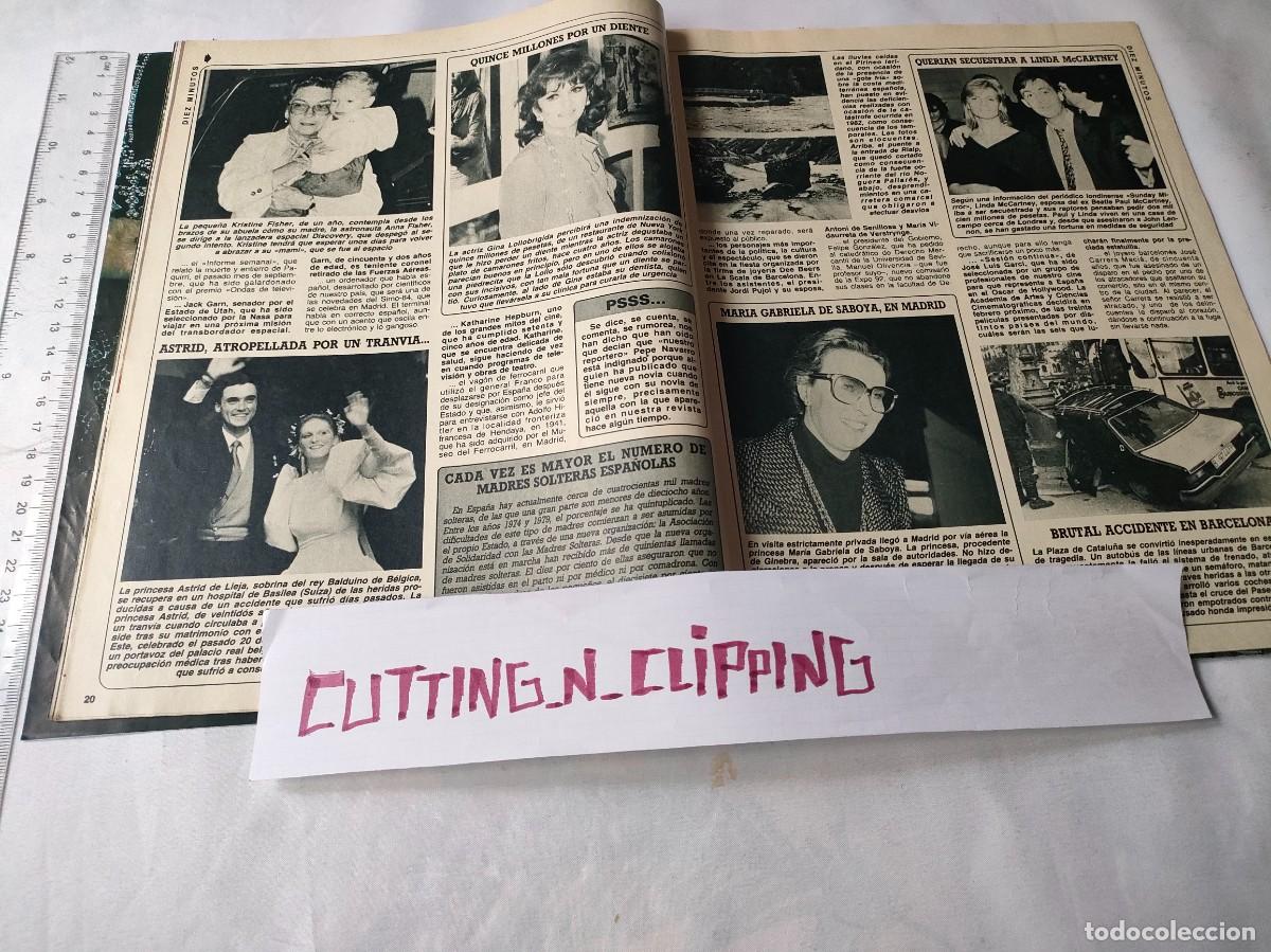 Coleccionismo de Revistas y Peri&oacute;dicos: Clipping [BEATLES MCCARTNEY, GABRIELA SABOYA, LOLLOBRIGIDA][DM842411]