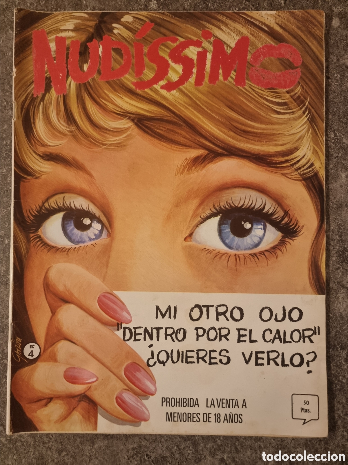 Collectionnisme de Revues et Journaux: REVISTA NUDISSIMO - N&deg; 4 - 1977