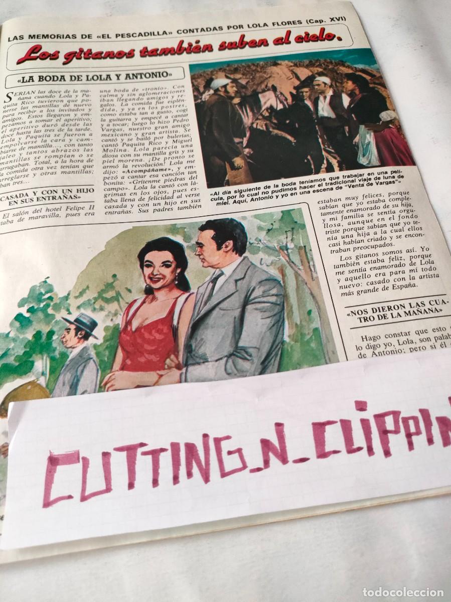 Coleccionismo de revistas y peri&oacute;dicos: Clipping [LOLA FLORES[DM842209]