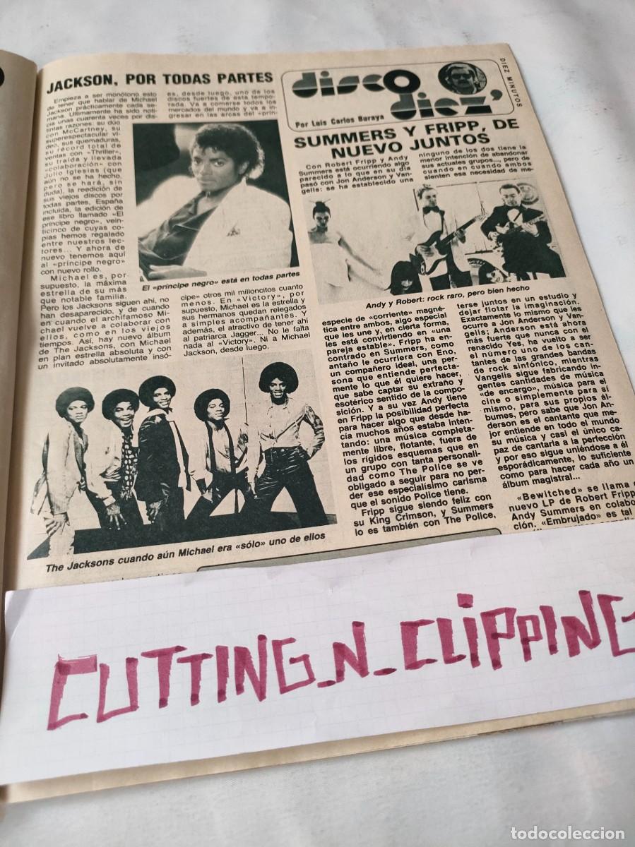 Collection Magazines and Newspapers: Clipping [MICHAEL JACKSON, MARIA LAVALLE][DM842209]
