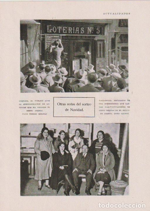 Coleccionismo de Revistas y Peri&oacute;dicos: * LOTERIA DE NAVIDAD * Premiados en Granada y Valladolid - 1930