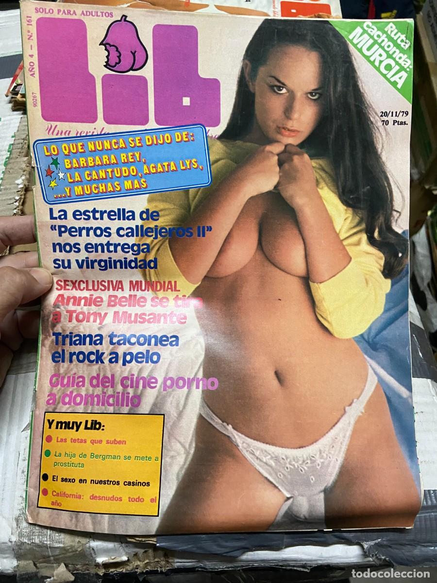 Colecionismo de Revistas e Jornais: LIB # 161 TONY MUSANTE PERROS CALLEJEROS TERESA GIMENEZ ELENA ALVAREZ ANNIE BELLE ILONA STALLER