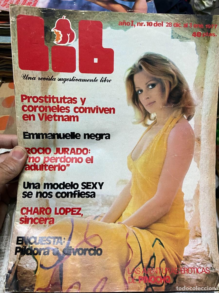 Coleccionismo de Revistas y Peri&oacute;dicos: LIB # 10 EMMANUELLE NEGRA ROCIO JURADO CHARO LOPEZ