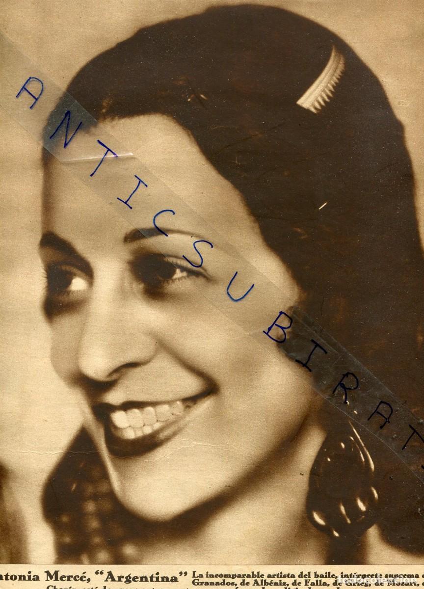 Collezionismo di Riviste e Giornali: REVISTA A&Ntilde;O 1933 ANTONIA MERCE ARGENTINA BAILARINA RAQUEL MELLER RUMOR AMOROSO ALFONSO DE BORBON