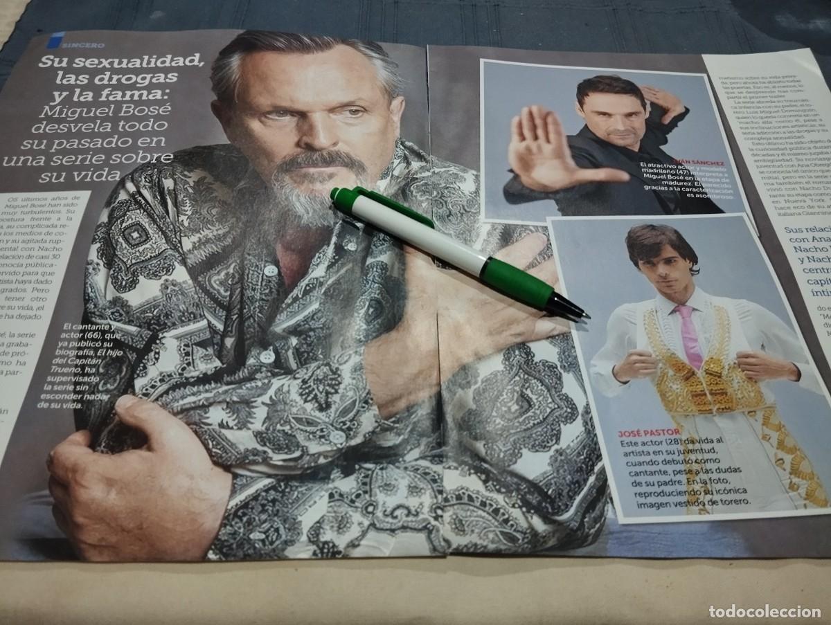 Coleccionismo de Revistas y Peri&oacute;dicos: MIGUEL BOSE RECORTE REVISTA 2 PAGINAS 2022