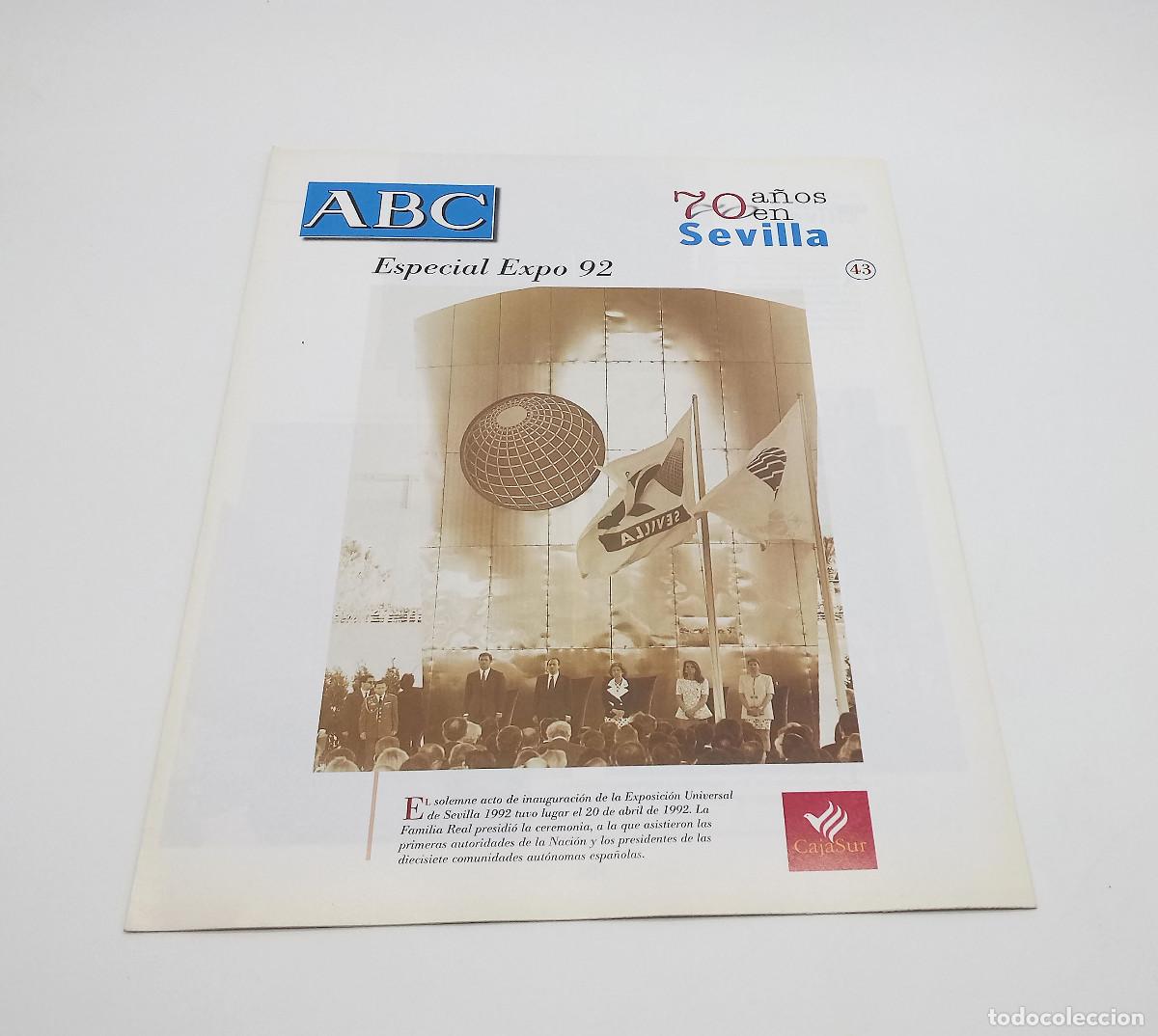 Collectionnisme de Revues et Journaux: Fasc&iacute;culo n&ordm; 43 de la colecci&oacute;n 70 a&ntilde;os en Sevilla - ABC - 1999