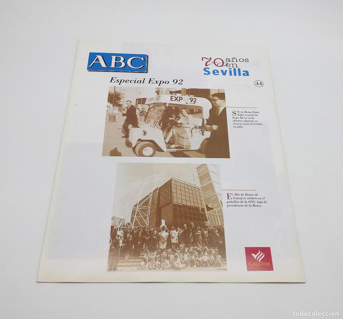 Collectionnisme de Revues et Journaux: Fasc&iacute;culo n&ordm; 44 de la colecci&oacute;n 70 a&ntilde;os en Sevilla - ABC - 1999