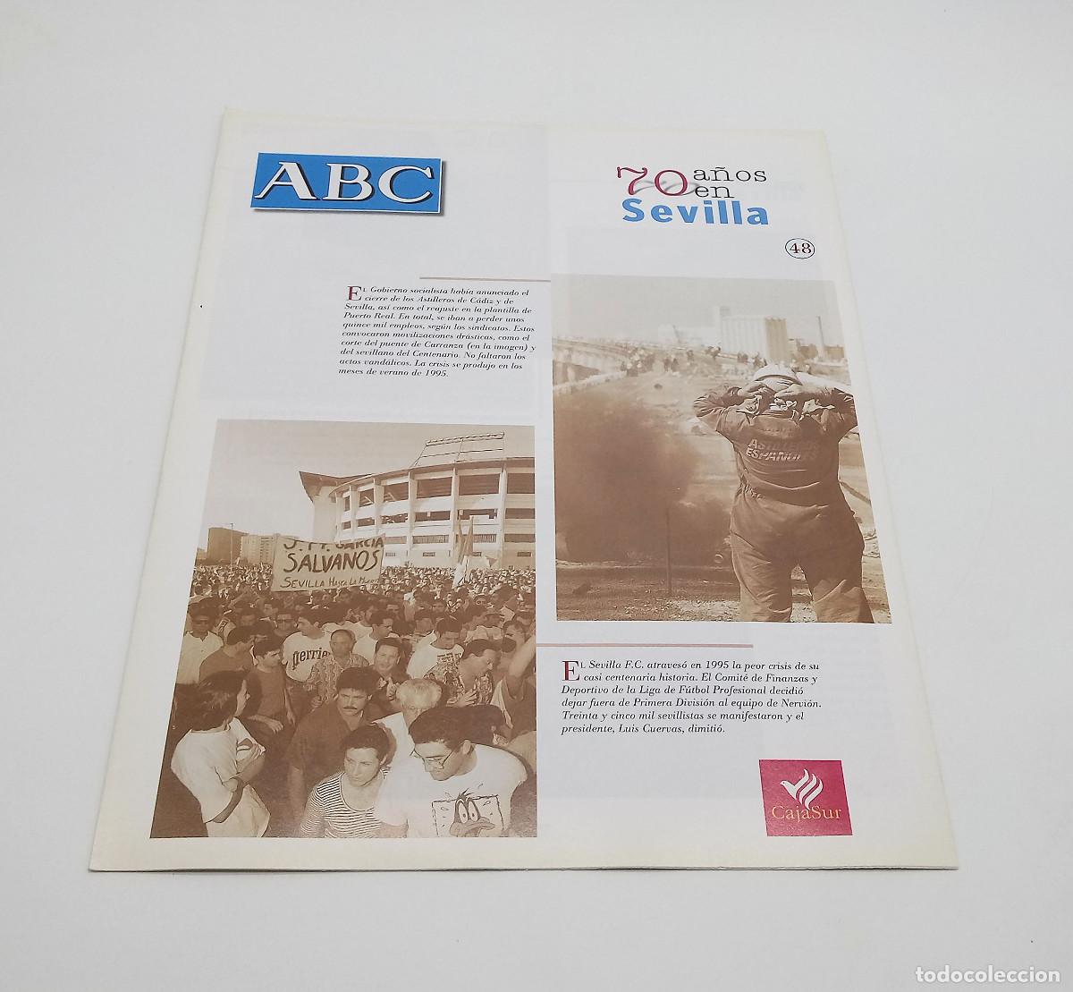 Collectionnisme de Revues et Journaux: Fasc&iacute;culo n&ordm; 48 de la colecci&oacute;n 70 a&ntilde;os en Sevilla - ABC - 1999