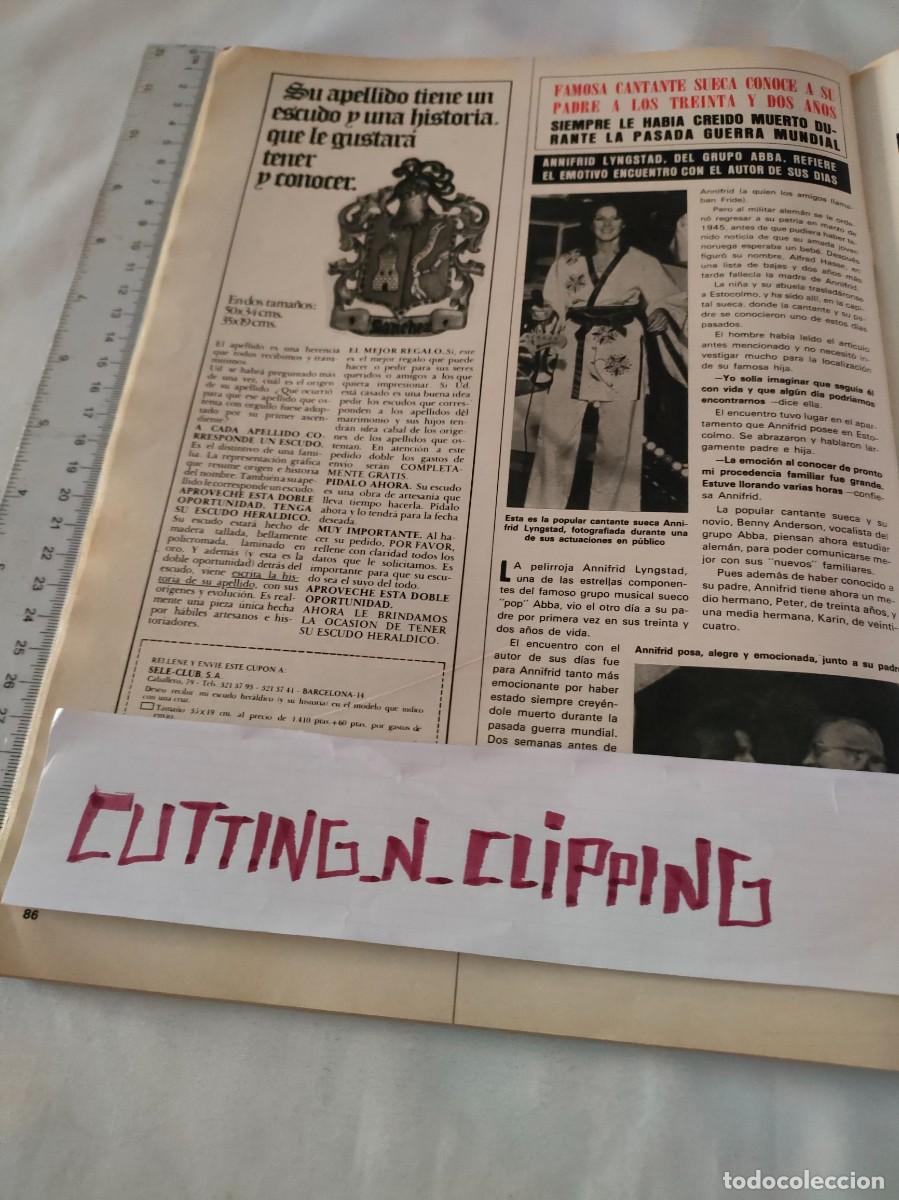 Coleccionismo de Revistas y Peri&oacute;dicos: Clipping [ABBA, ANNIFRID LYNGSTAD][RH771510]