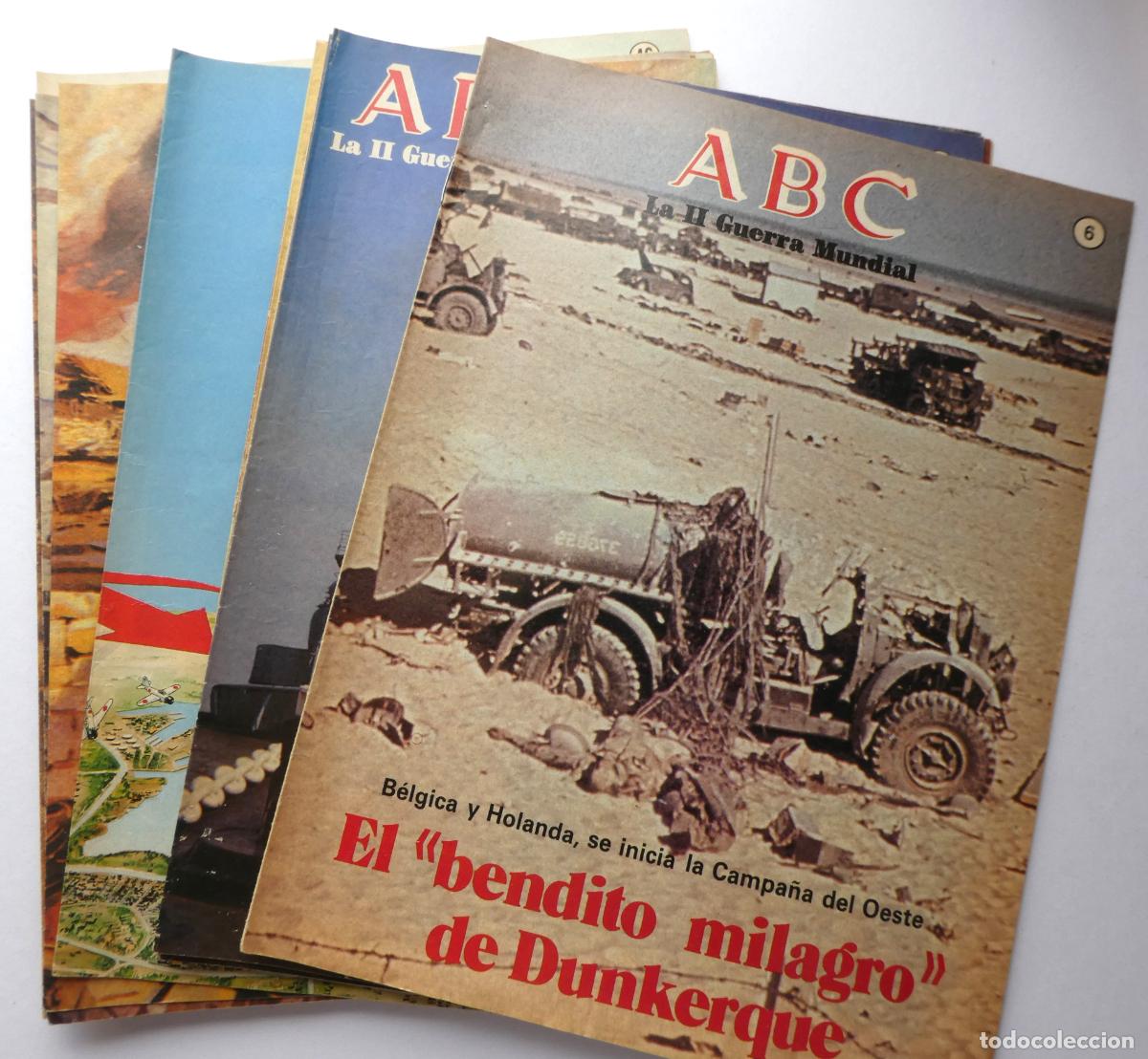 Coleccionismo de Revistas y Peri&oacute;dicos: LOTE DE 18 FASCICULOS ABC LA II GUERRA MUNDIAL 50 A&Ntilde;OS DESPUES