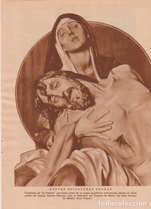 Coleccionismo de Revistas y Peri&oacute;dicos: * SEMANA SANTA * IMAGINER&Iacute;A * Piedad de Aniceto Marinas para el Buen Suceso - 1936
