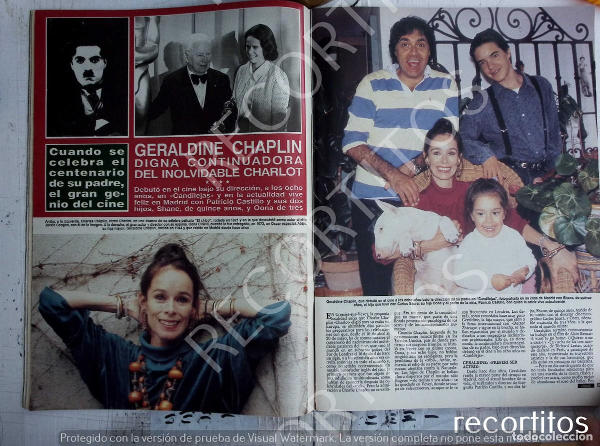Coleccionismo de Revistas y Peri&oacute;dicos: GERALDINE CHAPLIN