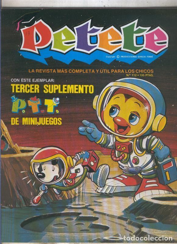 Coleccionismo de Revistas y Peri&oacute;dicos: Petete numero 112, falta la pagina 15 al 20