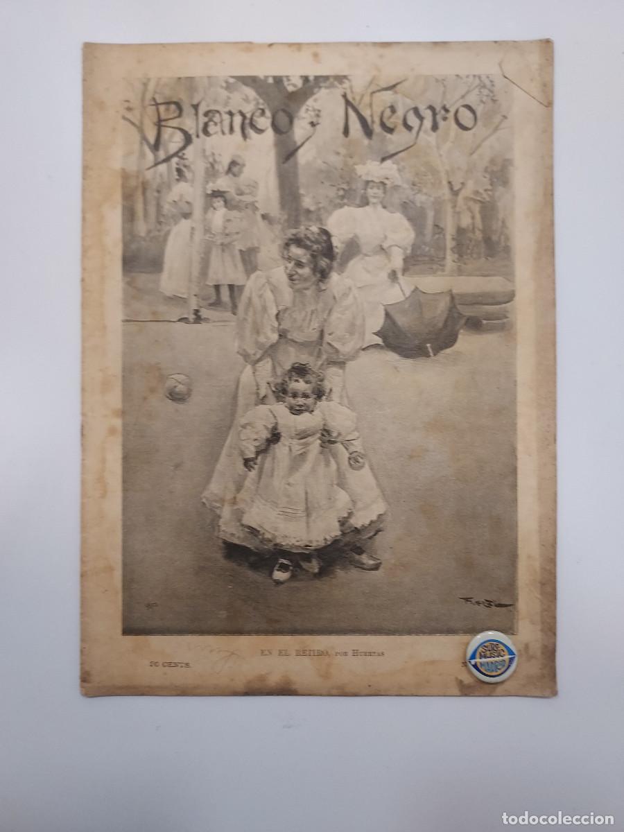 Coleccionismo de Revistas y Peri&oacute;dicos: REVISTA BLANCO Y NEGRO 1896. CUBA TEATRO DE LA GUERRA (6 FOTOS).LA ALHAMBRA MANUEL PASO. ALABARDEROS