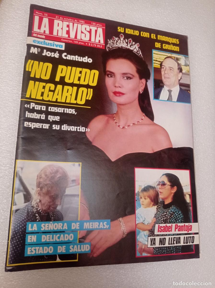 Collezionismo di Riviste e Giornali: 31 de octubre de 1985 LA REVISTA Canarias, 145 pts. 52.75 DLS exclusiva M&ordf; Jos&eacute; Cantudo