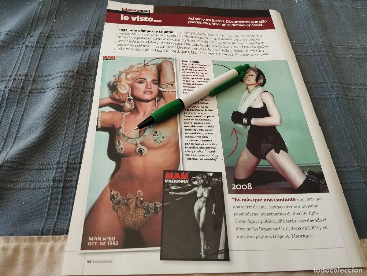 Coleccionismo de Revistas y Peri&oacute;dicos: MADONNA RECORTE REVISTA 2008