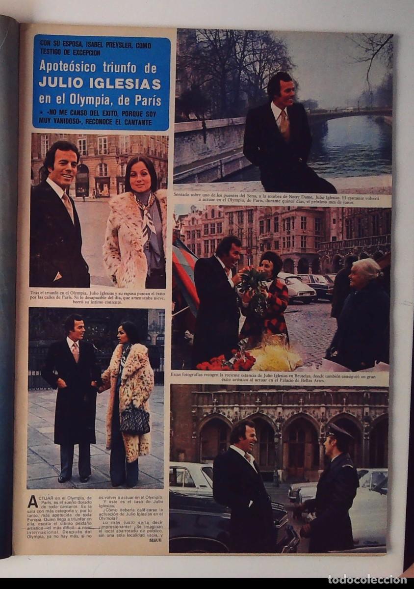 Coleccionismo de Revistas y Peri&oacute;dicos: JULIO IGLESIAS ISABEL PREYSLER OLYMPIA PARIS