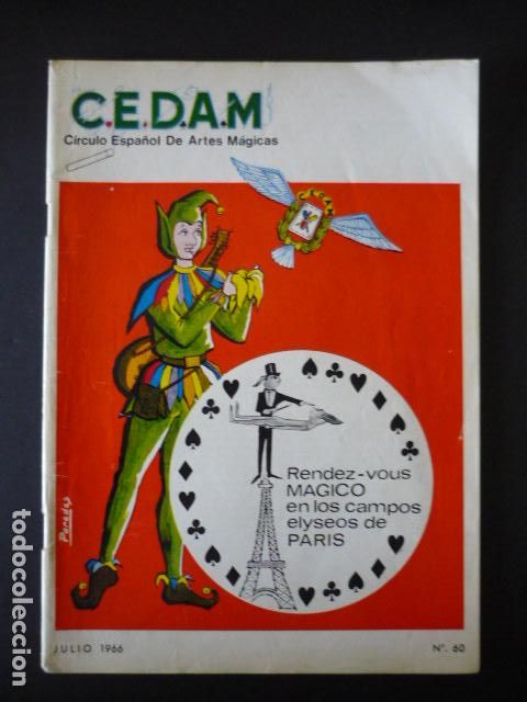 Collezionismo di Riviste e Giornali: CEDAM CIRCULO ESPA&Ntilde;OL DE ARTES MAGICAS REVISTA MAGIA N&ordm; 60 1966