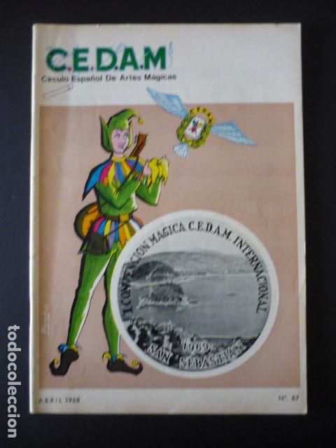 Collezionismo di Riviste e Giornali: CEDAM CIRCULO ESPA&Ntilde;OL DE ARTES MAGICAS REVISTA MAGIA N&ordm; 67 1968