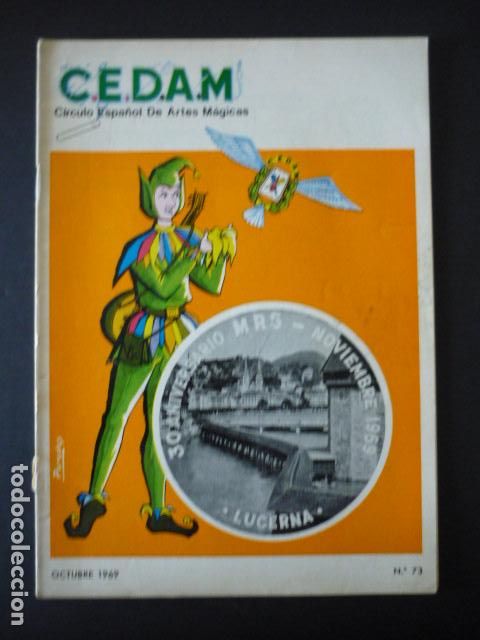 Collezionismo di Riviste e Giornali: CEDAM CIRCULO ESPA&Ntilde;OL DE ARTES MAGICAS REVISTA MAGIA N&ordm; 73 1969