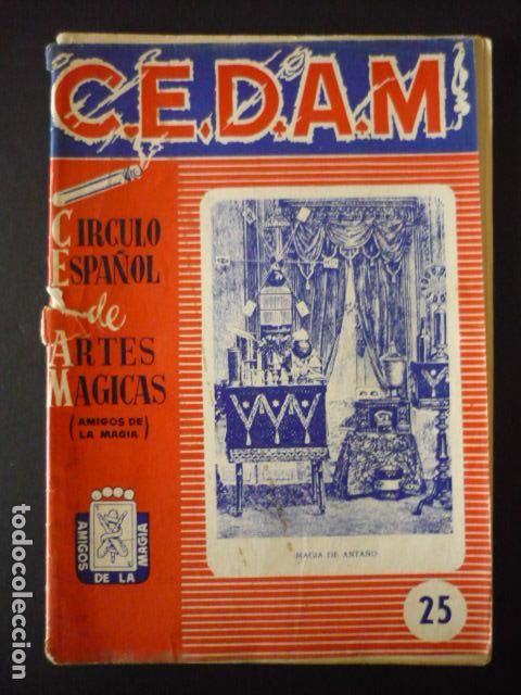 Collezionismo di Riviste e Giornali: CEDAM CIRCULO ESPA&Ntilde;OL DE ARTES MAGICAS REVISTA MAGIA N&ordm; 25 1959