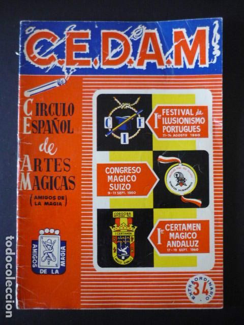 Collezionismo di Riviste e Giornali: CEDAM CIRCULO ESPA&Ntilde;OL DE ARTES MAGICAS REVISTA MAGIA EXTRAORDINARIO N&ordm; 34 1960