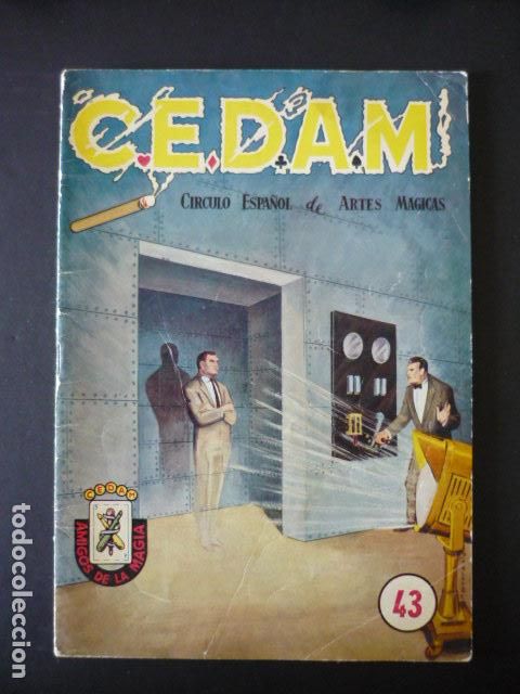 Collezionismo di Riviste e Giornali: CEDAM CIRCULO ESPA&Ntilde;OL DE ARTES MAGICAS REVISTA MAGIA N&ordm; 43 1962