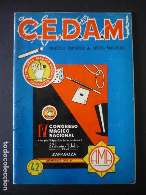 Collezionismo di Riviste e Giornali: CEDAM CIRCULO ESPA&Ntilde;OL DE ARTES MAGICAS REVISTA MAGIA N&ordm; EXTRAORDINARIO 42