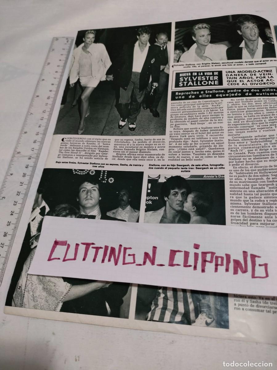 Coleccionismo de Revistas y Peri&oacute;dicos: Clipping [SYLVESTER STALLONE][RH852007]