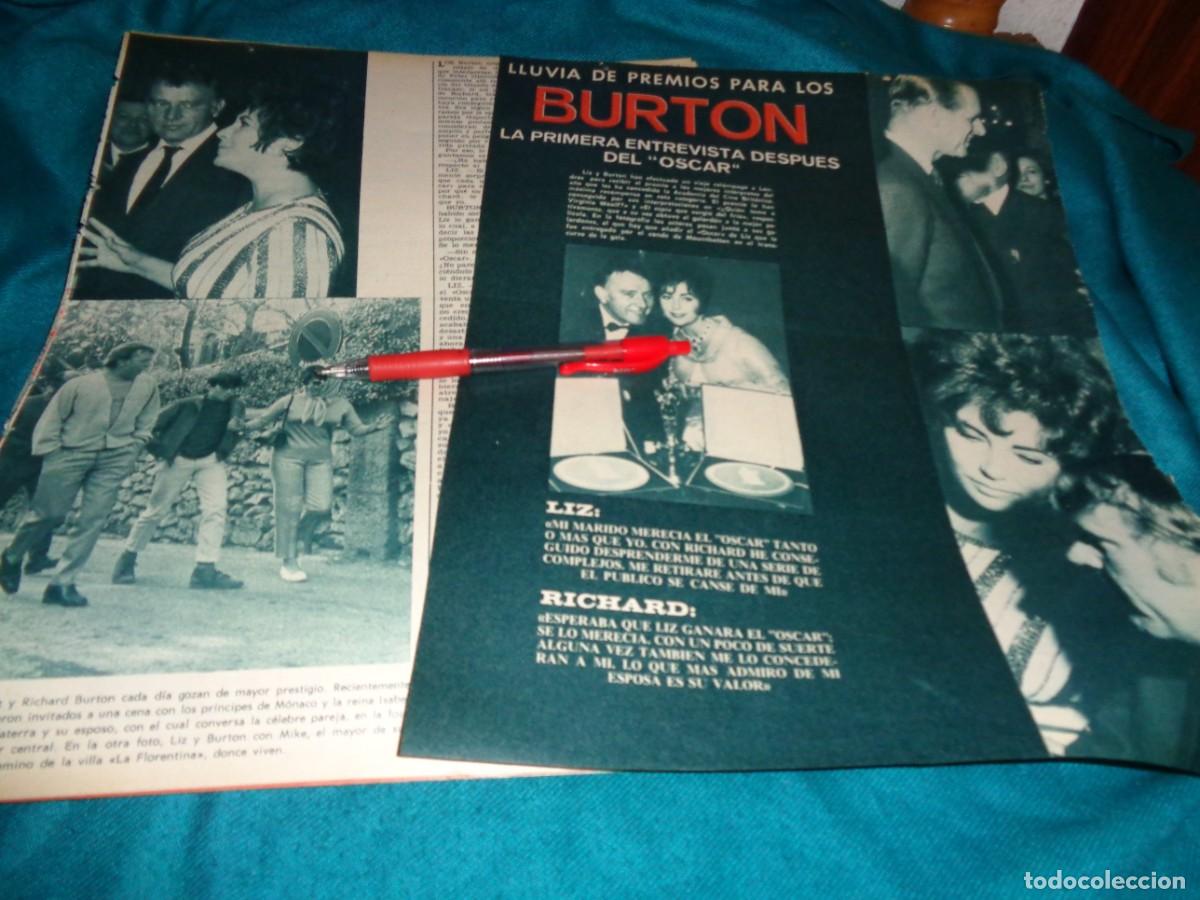 Collection Magazines and Newspapers: RECORTE : LLUVIA DE PREMIOS PARA LIZ TAYLOR Y RICHARD BURTON. FOTOGRAMAS, MAYO 1967