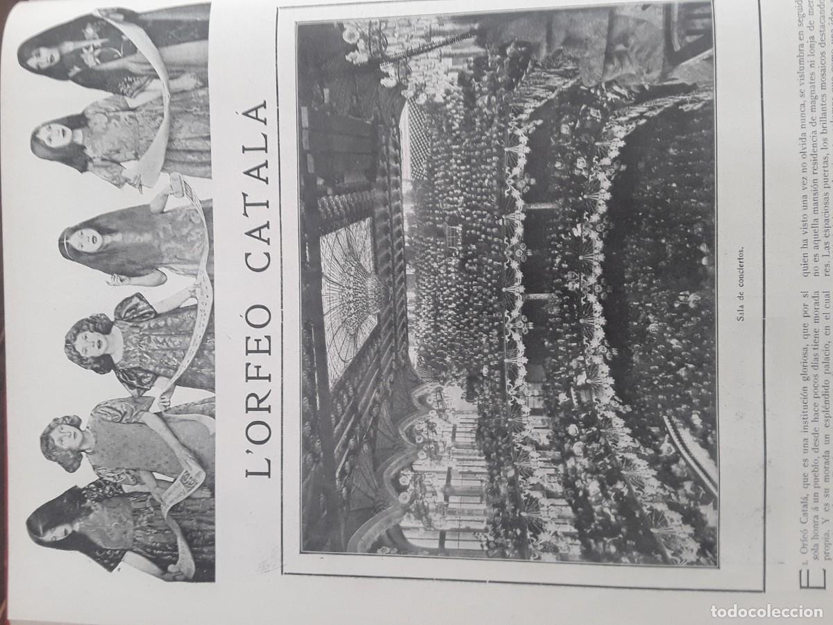Collection Magazines and Newspapers: L'ORFEO CATALA PALACIO DE LA MUSICA DE BARCELONA 3 HOJAS A&Ntilde;O 1908